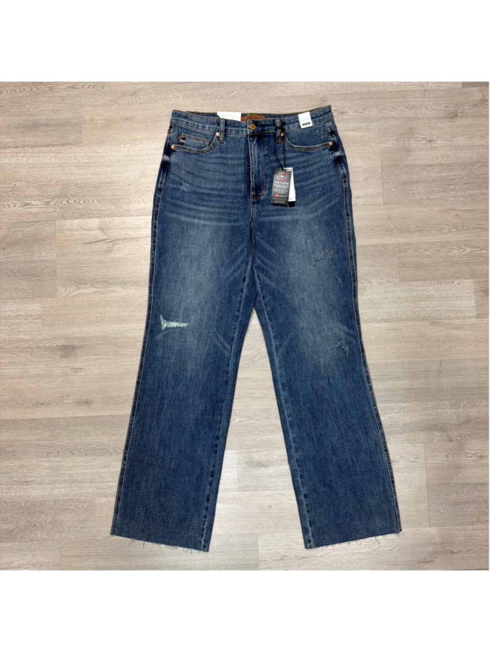 NWT Judy Blue High Waisted Tummy Control Straight Fit Jeans Sz 15!